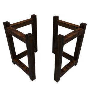 [LB402]V-shaped Solid wood table legs