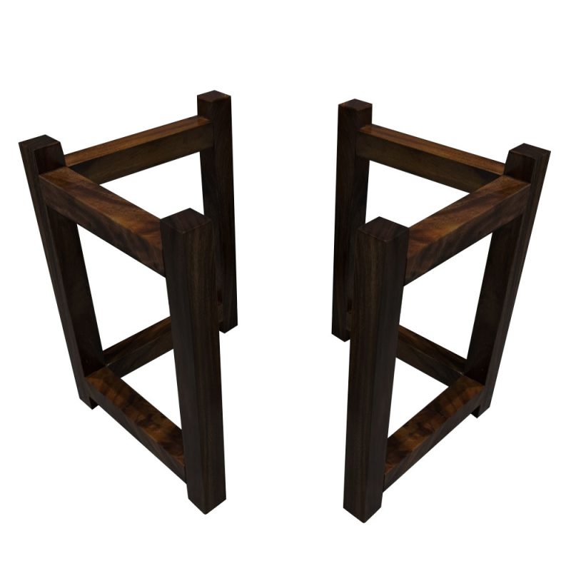[LB402]V-shaped Solid wood table legs