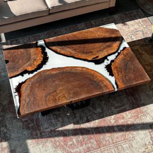 [XSS007] Square Solid color Epoxy Dining Table