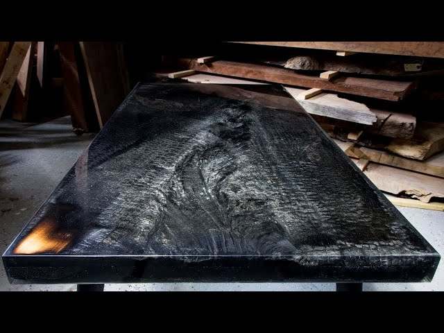 How to Sand Down Burnt Epoxy on a Table